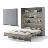 SCHRANKBETT Vertical BED CONCEPT 160x200 Grau - Grau, Holzwerkstoff (160/200cm) - Compleo24
