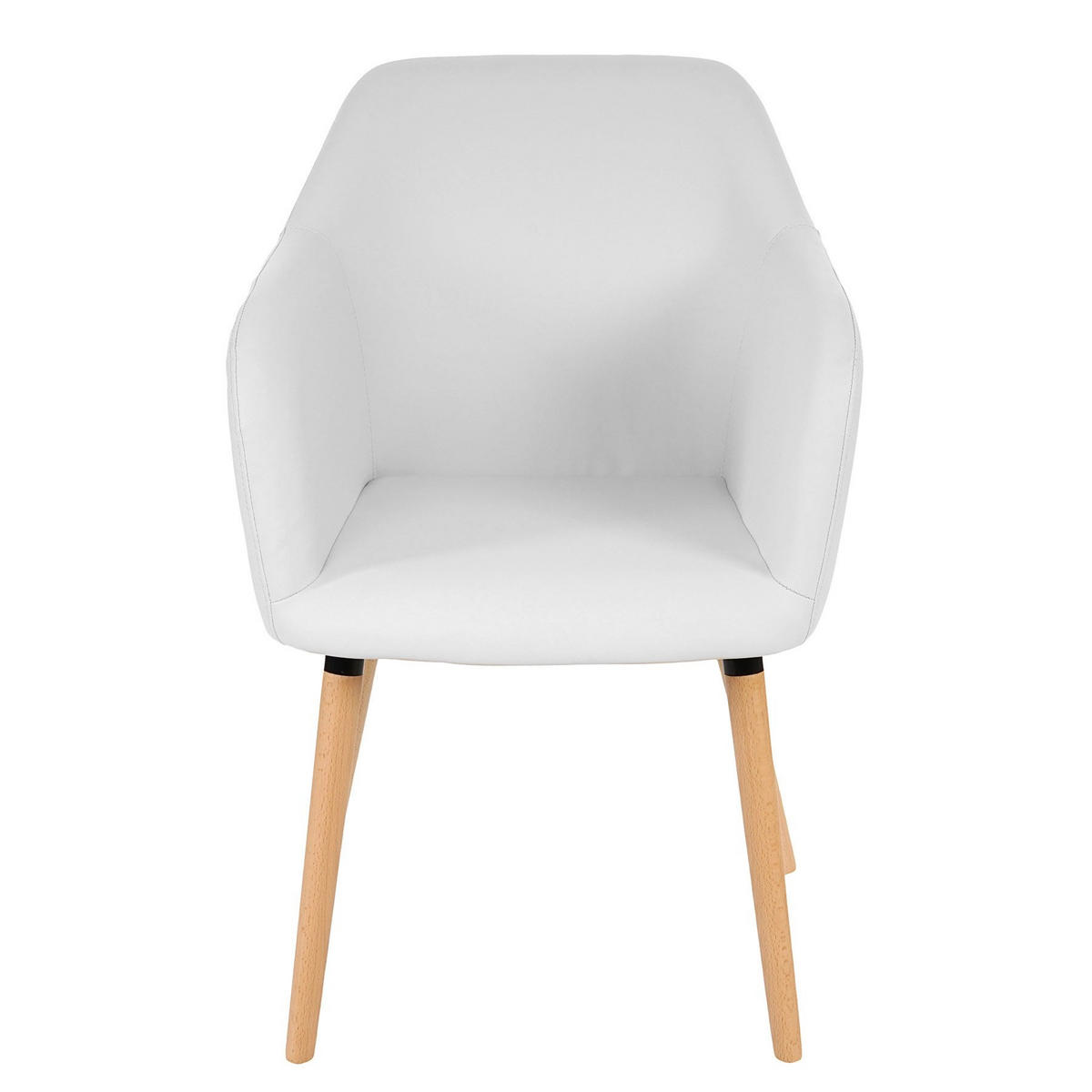 ESSZIMMERSTUHL Weiß 6er-Set - Weiß, Textil (58/88/64cm) - MCW