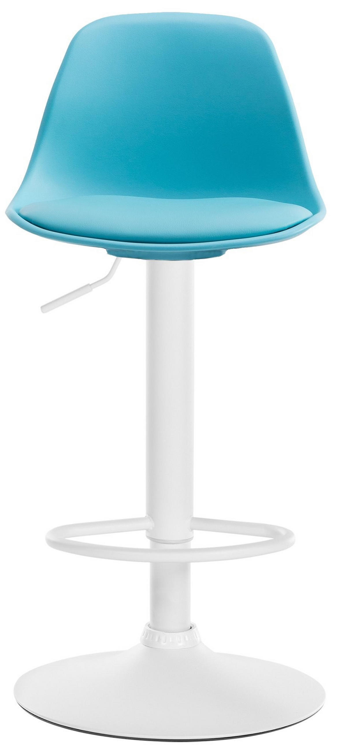 BARHOCKER Kiel höhenverstellbar 82-104 cm blau - Blau, Kunststoff (39/82/43cm) - furnicato