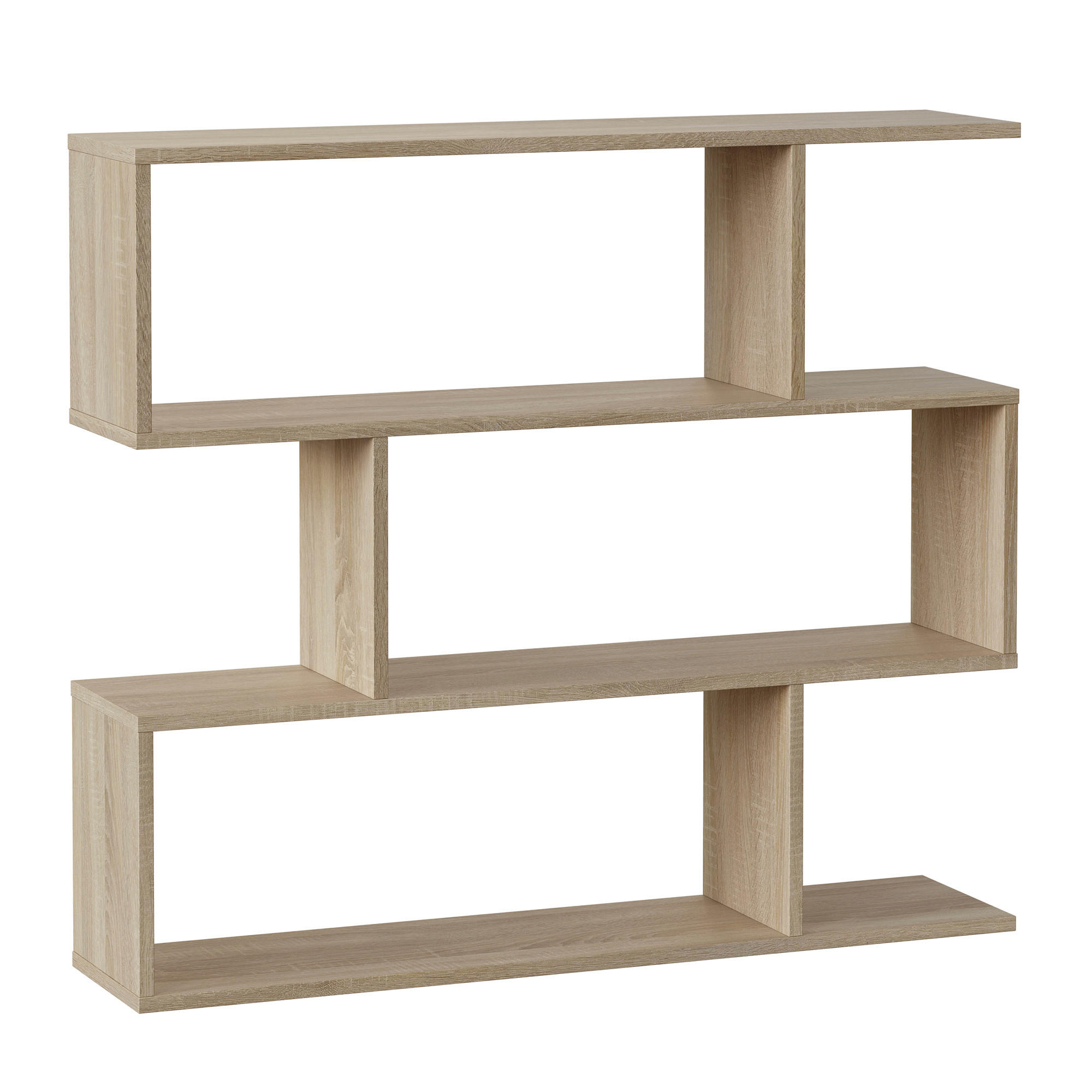 REGAL Bologna Eiche Farbe 6 Fächer - Honigeiche, Holzwerkstoff (110/97/25cm) - VS Venta-stock