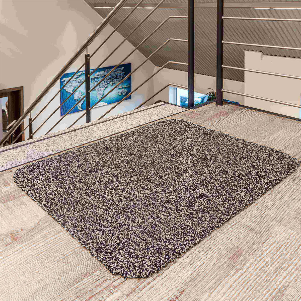 FUSSMATTE WASCHBAR ENTRA - Anthrazit, Textil (75/130cm) - Astra