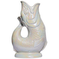 KARAFFE mit „Gluck-Gluck“-Geräusch 27,5/17/9,5 cm - Greige, Keramik (1.2L) - Gluckigluck