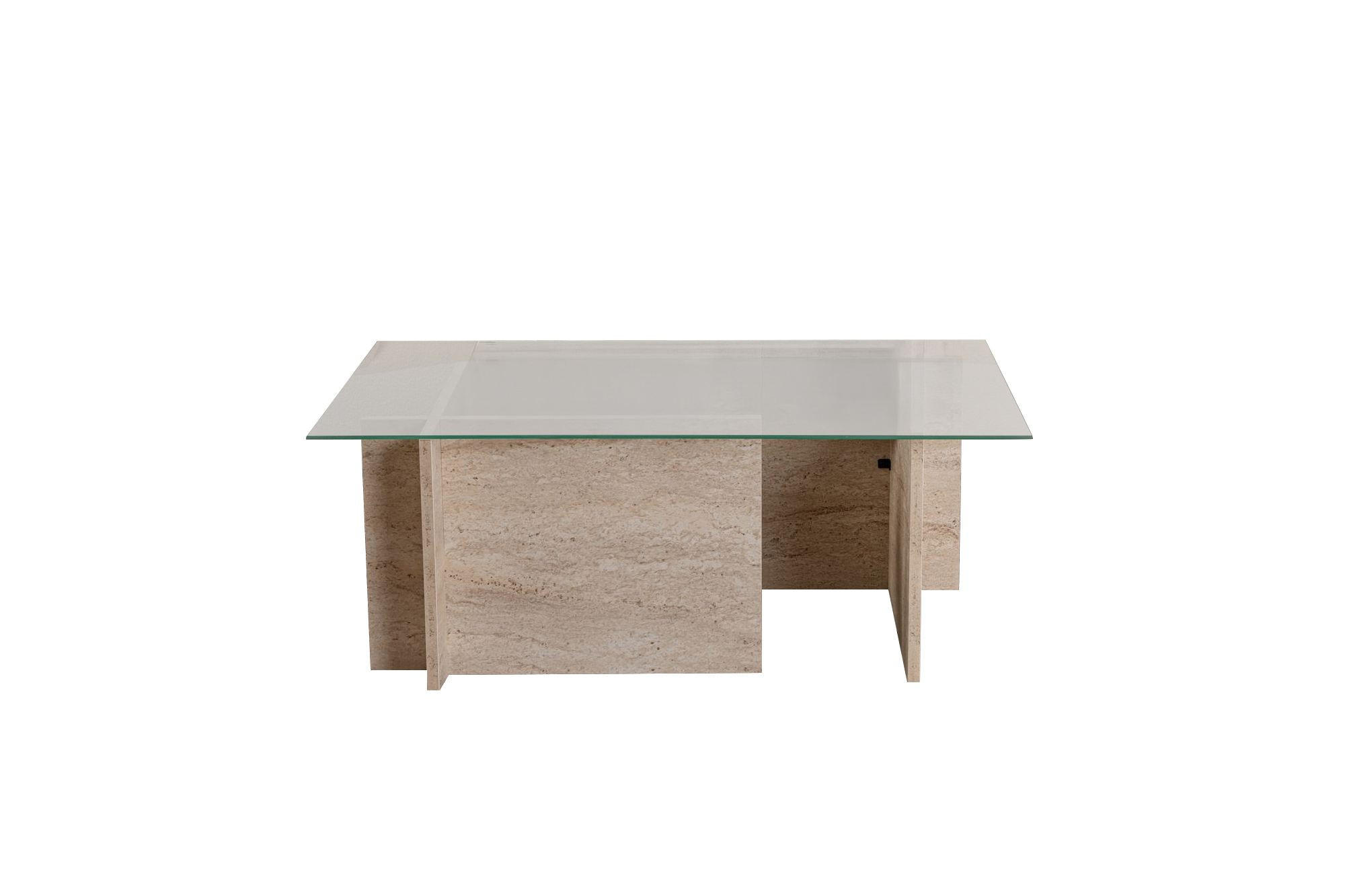 Habitat Garten Couchtisch Beige 65x40x105 cm