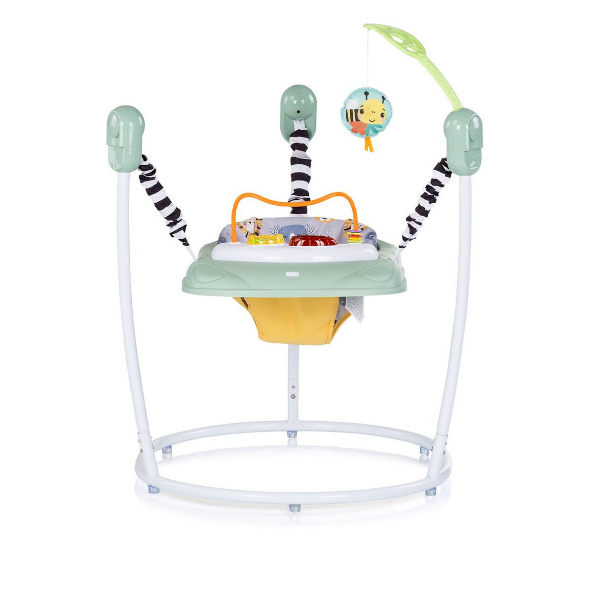 HOPSER Jumpy Car Musik Licht grün Hängespielzeug Musikpanel verstellbar - Grün, Metall (66/71/71cm) - Chipolino