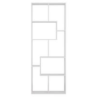 BÜCHERREGAL Jane Weiß - Weiß, Holzwerkstoff (25/175.3/67cm) - Happy Garden