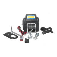 MOTORSEILWINDE Tragbar, 6800 kg, Funkfernbedienung - Schwarz, Metall (29/41.5/34.5cm) - Westfalia