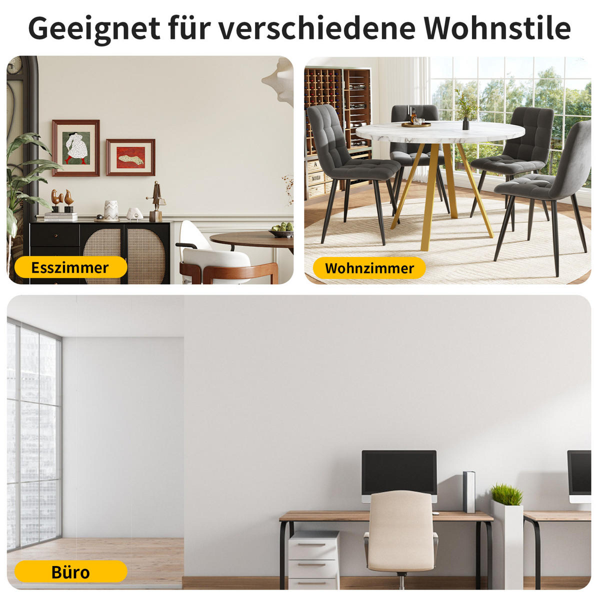 ESSTISCH, MDF-Tischplatte in Marmoroptik & Metallgestell, 80/80/75 cm, Weiß/Gold - Weiß, Holzwerkstoff (80/80/75cm) - Redom
