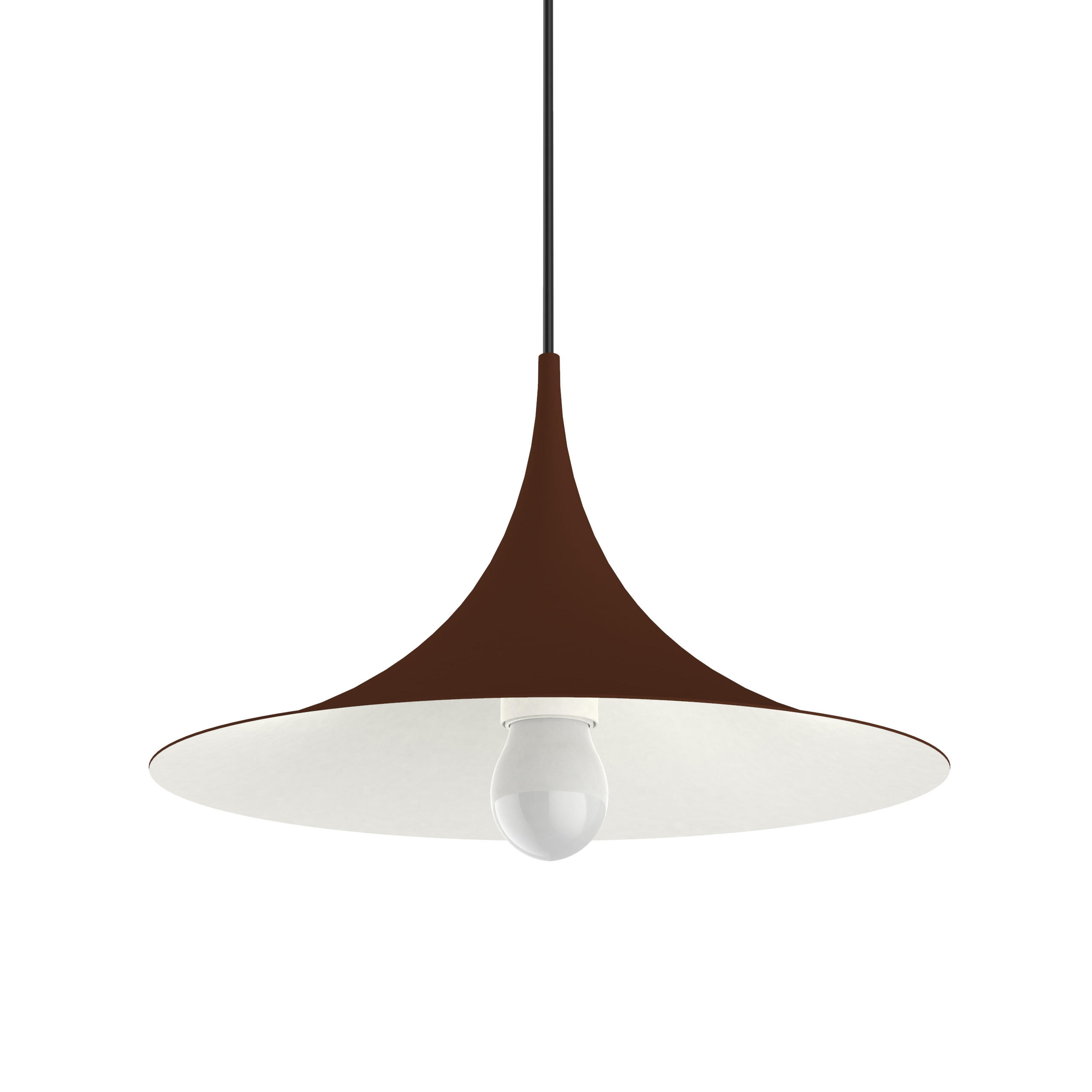 HÄNGELEUCHTE - Dunkelbraun, Metall (33/33/16cm) - Lumicom