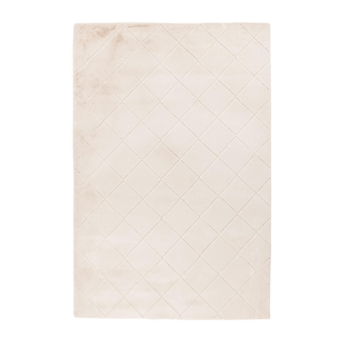 HOCHFLOR-TEPPICH Moment 600 Ivory 160x230 cm - Creme, Textil (160/230cm) - carpet city