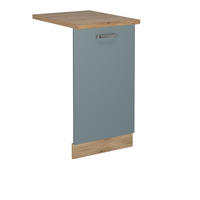 GESCHIRRSPÜLBLENDE R-Line Blau-Grau 45 cm , AP Eiche - Honigeiche/Blaugrau, Holzwerkstoff (45/81.8/1.6cm) - Vicco