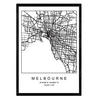 POSTER Melbourne Nordischen Stil A3 Rahmenlos - Klar, Papier (29.7/5/42cm) - Nacnic