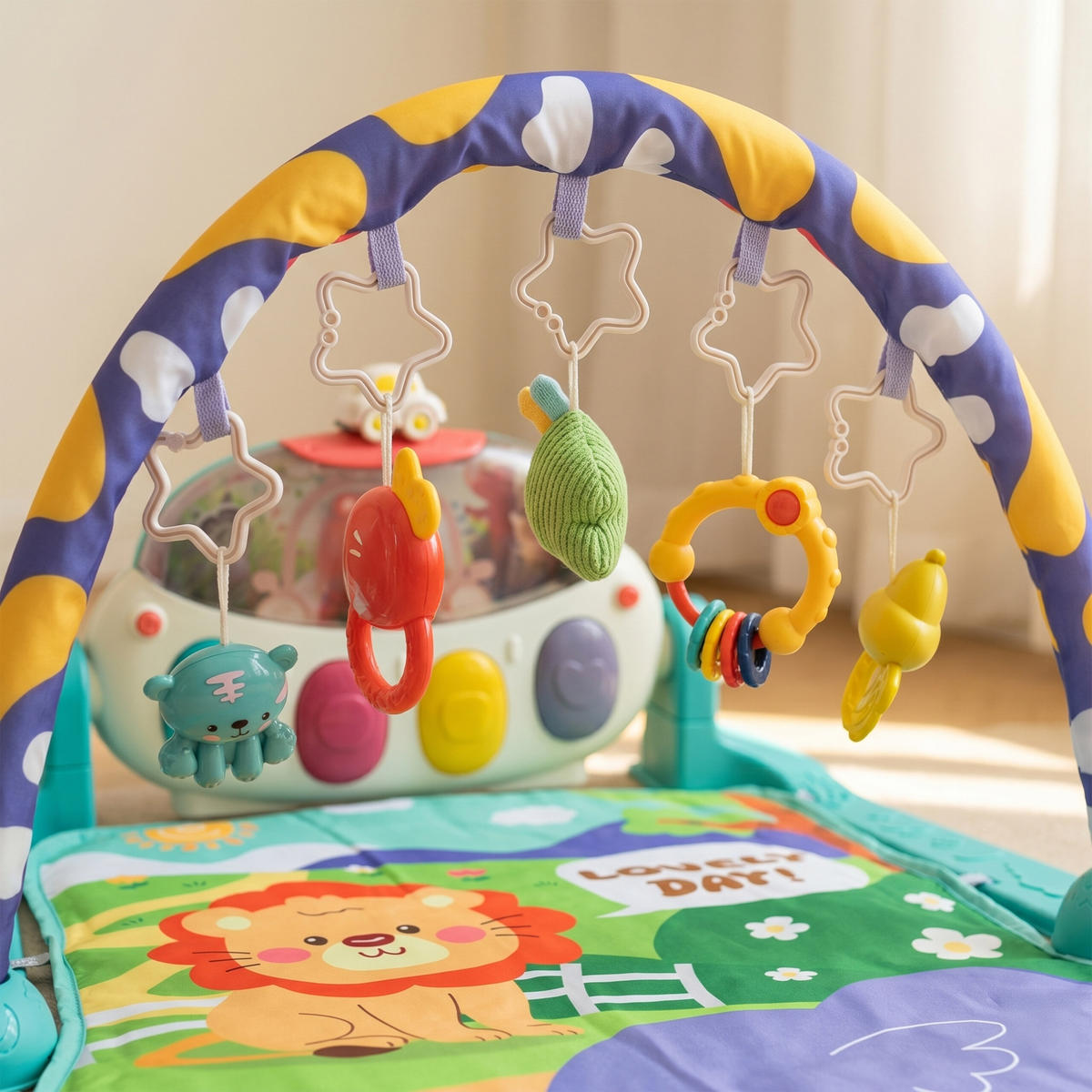 HRACÍ obl. - různobarevná, textil/plast (64/42/80cm) - Relaxdays