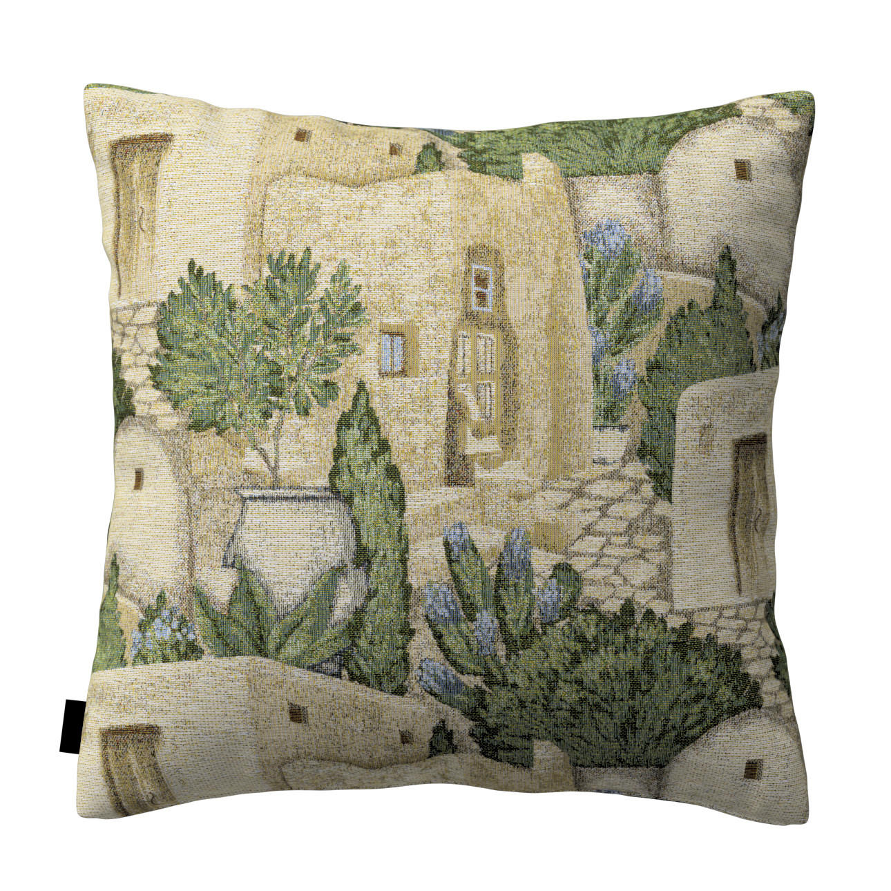 KISSENHÜLLE Mia 43x43 cm - Grün, Textil (43/1cm) - Dekoria