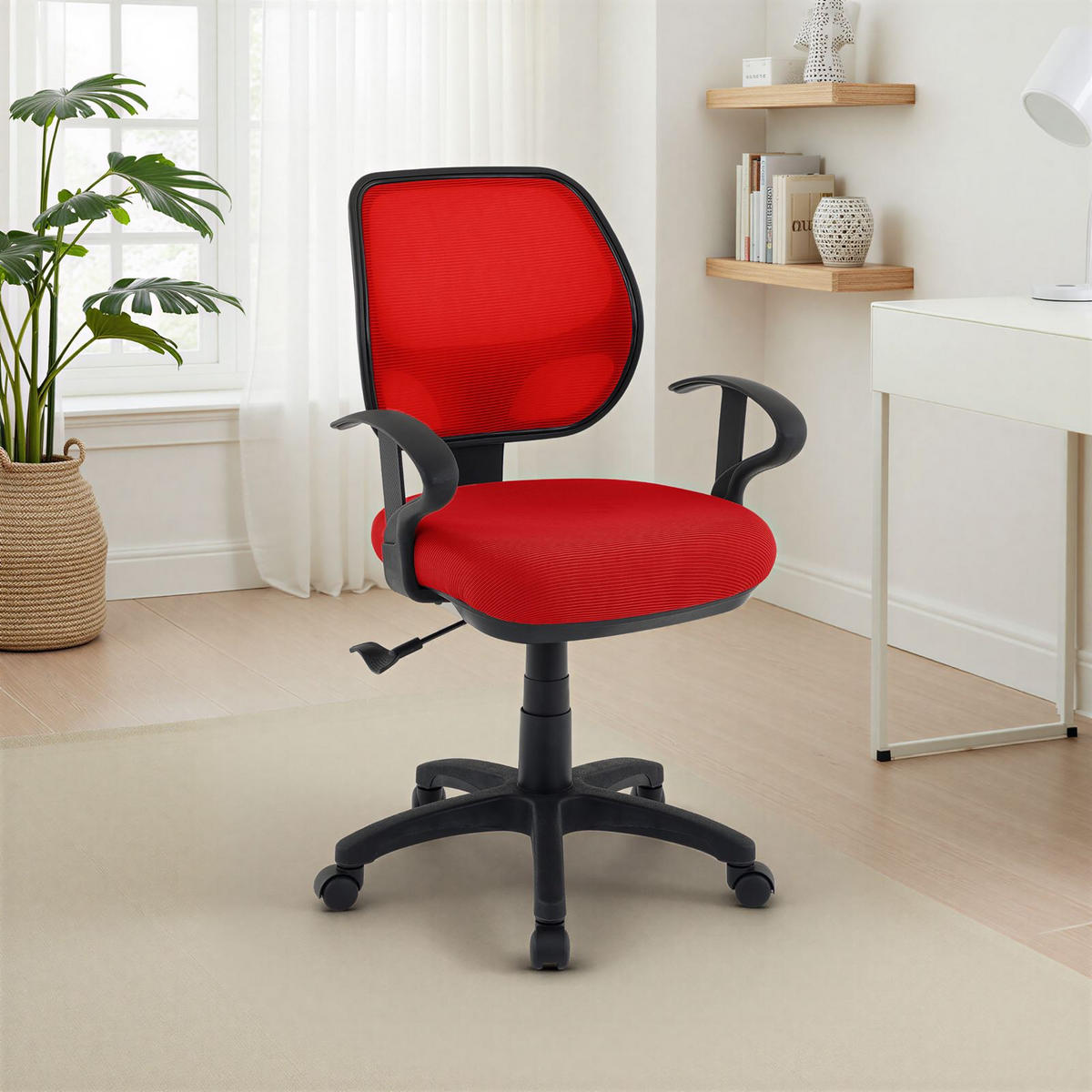 KINDERDREHSTUHL COOL-1 ROT - Rot, Textil (58/97/58cm) - IDIMEX