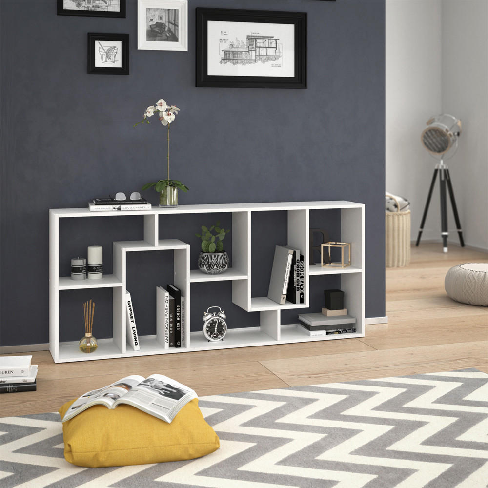 RAUMTEILER Noa Weiß 160.6 x 67.2 cm - Weiß, Holzwerkstoff (160.6/67.2/25cm) - Vicco