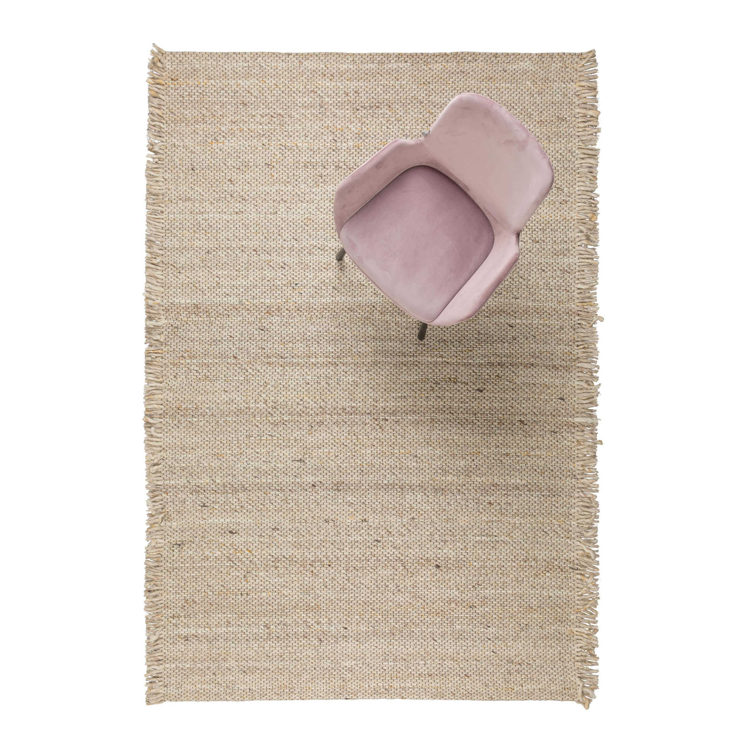 TEPPICH Frills 170x240 cm Beige/ Gelb - Beige, Textil (170/240cm) - Zuiver