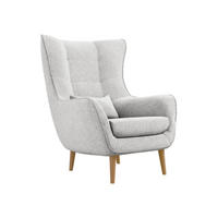 SESSEL Estjano - Beige/Hellgrau, Holz/Textil (80/106/95cm) - MIRJAN24