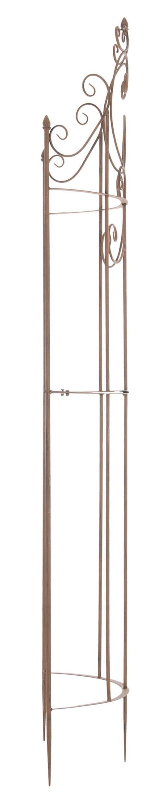 RANKGITTER Lavan antik braun - Braun, Metall (52.5/200/23cm) - TPFLiving