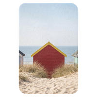 WC PŘEDLOŽKA Pláž - Chaty - Barevné - Duny 40x60 cm - různobarevná, textil/plast (40/1cm) - OnlyWow