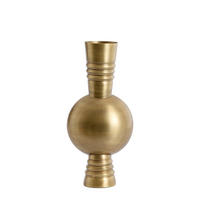 VASE Kavansi Bronze 18/18/54,5 cm - Bronzefarben, Metall (54.5cm) - Light & Living