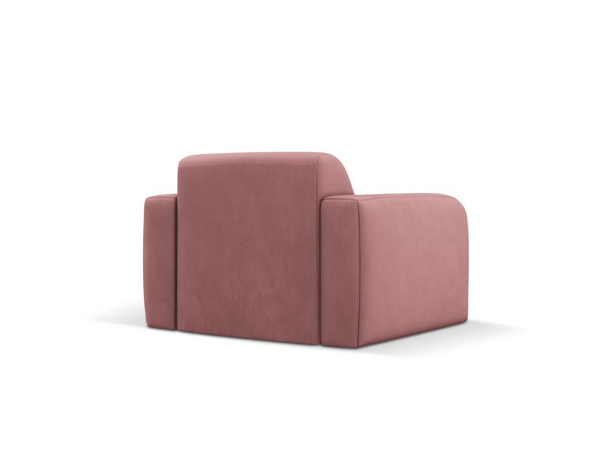 SESSEL Molino aus strukturiertem Stoff rosa - Pink, Textil (95/72/105cm) - Micadoni