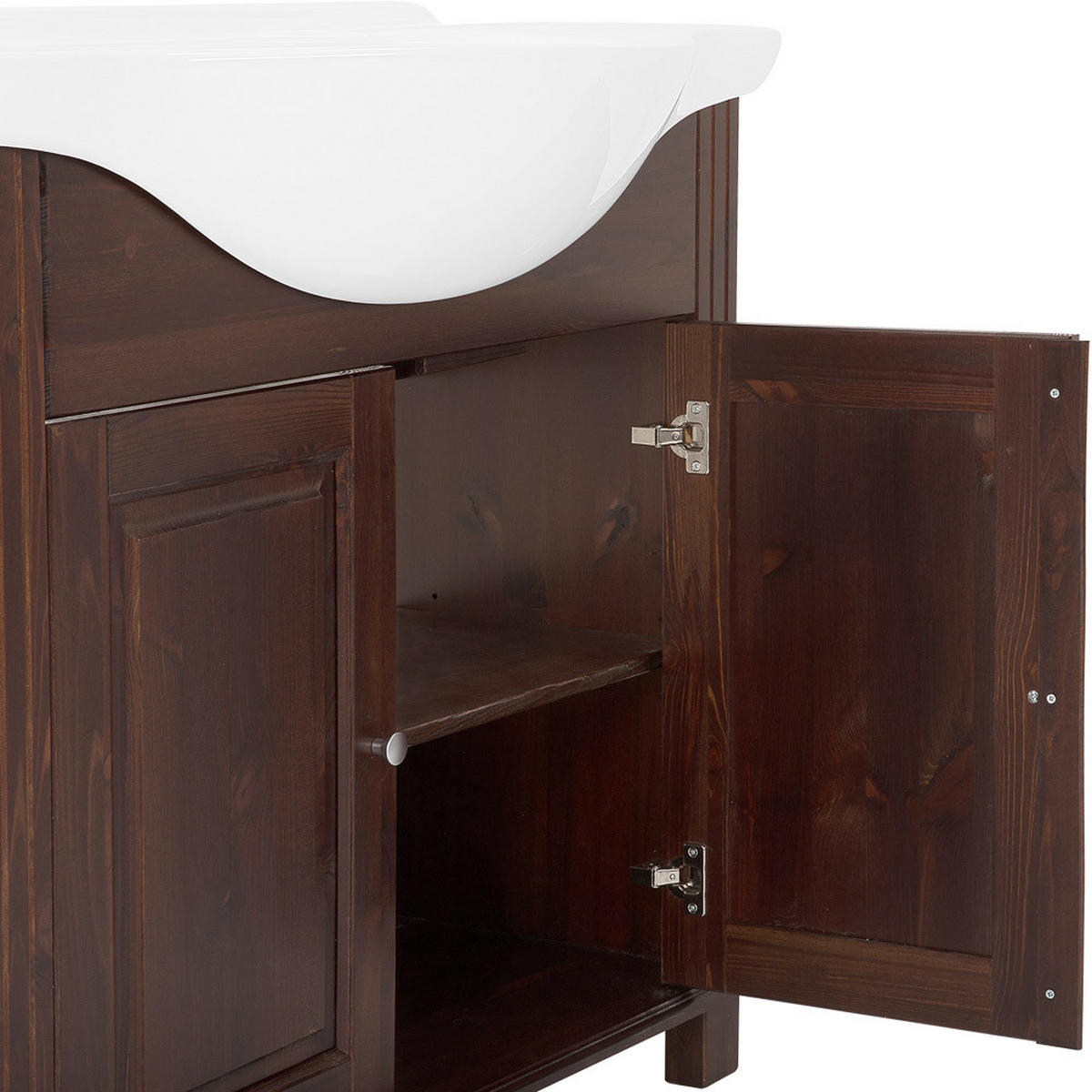 WASCHTISCH Aveiro-56 - Braun, Holz (85/83/49cm) - Lomado
