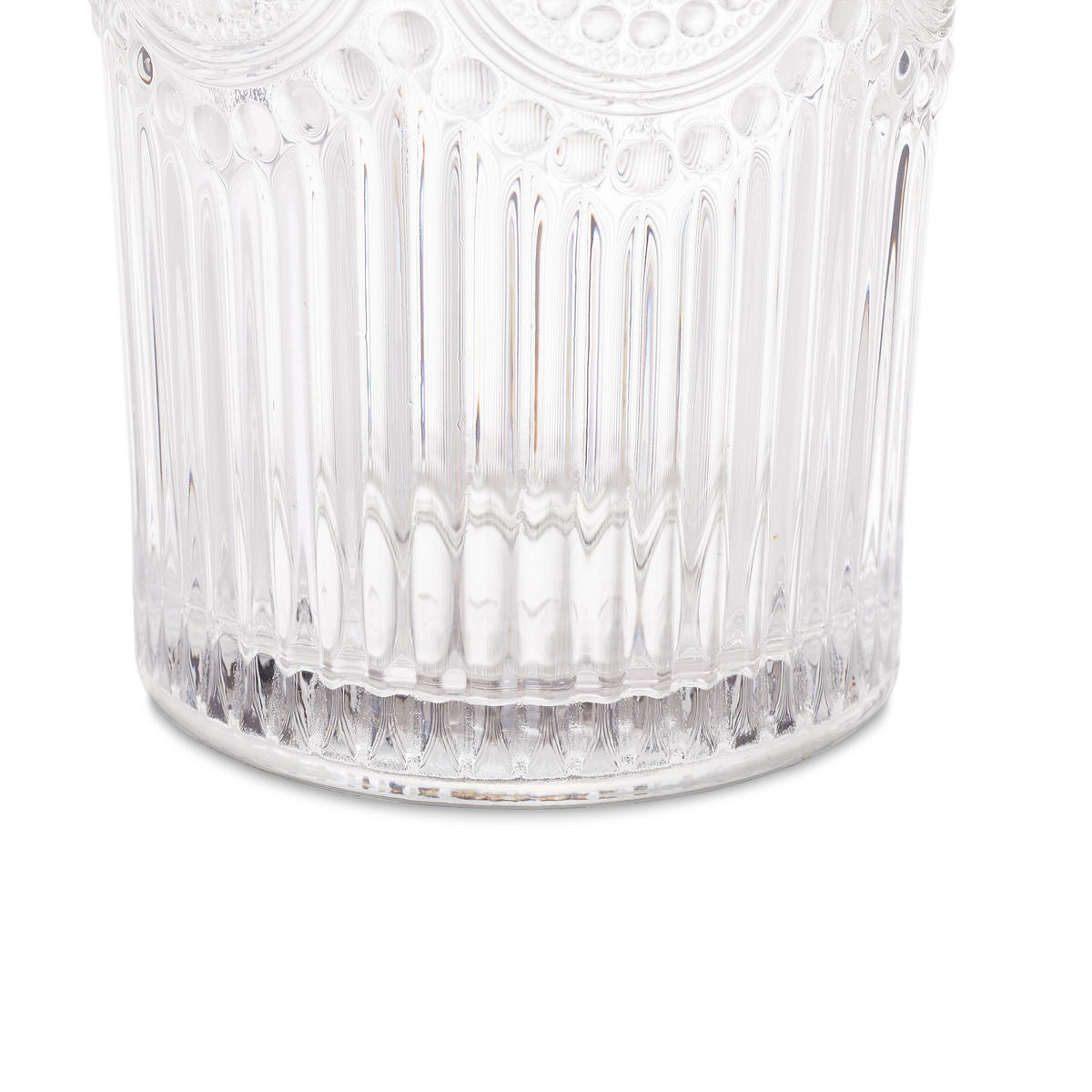 4xTRINKGLAS - Transparent, Glas (0.45L) - Relaxdays