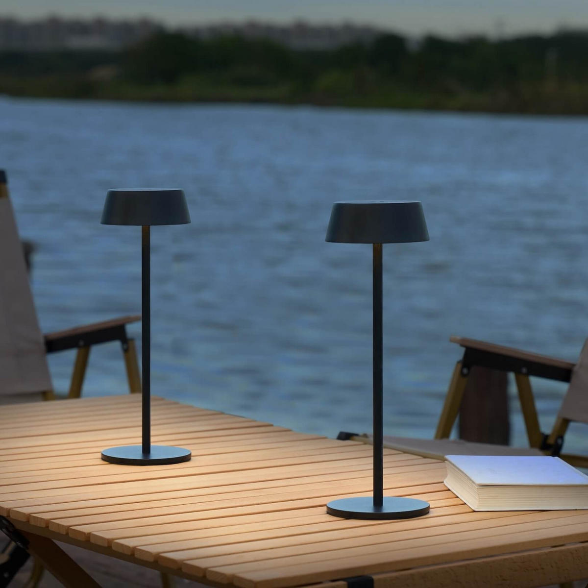 TISCHLEUCHTE Vanyel, Schwarz, 32.5cm - Schwarz, Metall (32/10/32.5cm) - KOSILUM