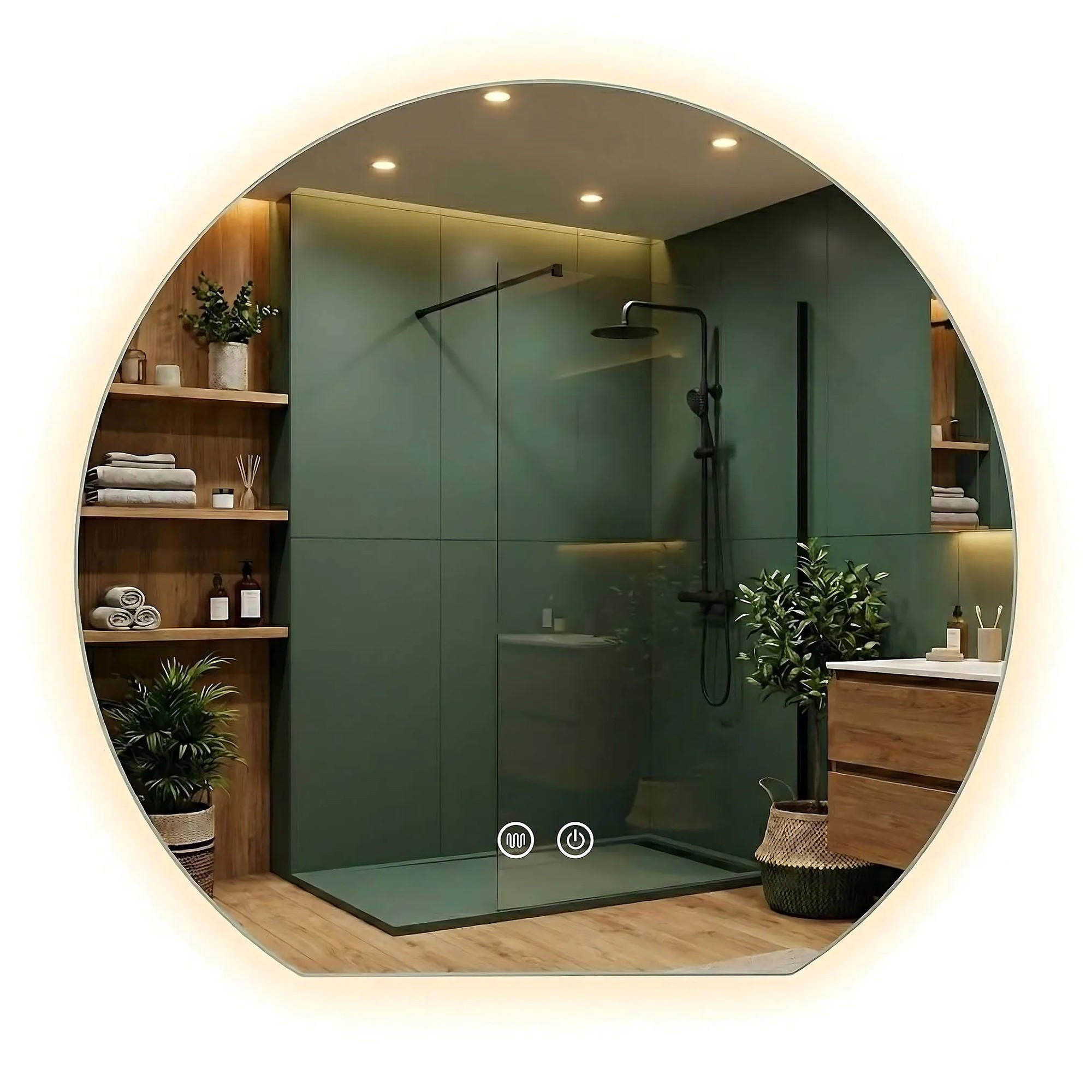 REA Spiegel Transparent 70x60x2.5 cm