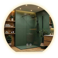 SPIEGEL Rea Led 70cm Fabio - Transparent, Glas (70/60/2.5cm) - REA