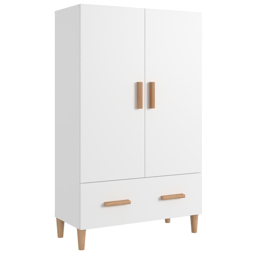 HIGHBOARD Weiß 70x31x115 cm Holzwerkstoff - Weiß, Holzwerkstoff (70/115/31cm)