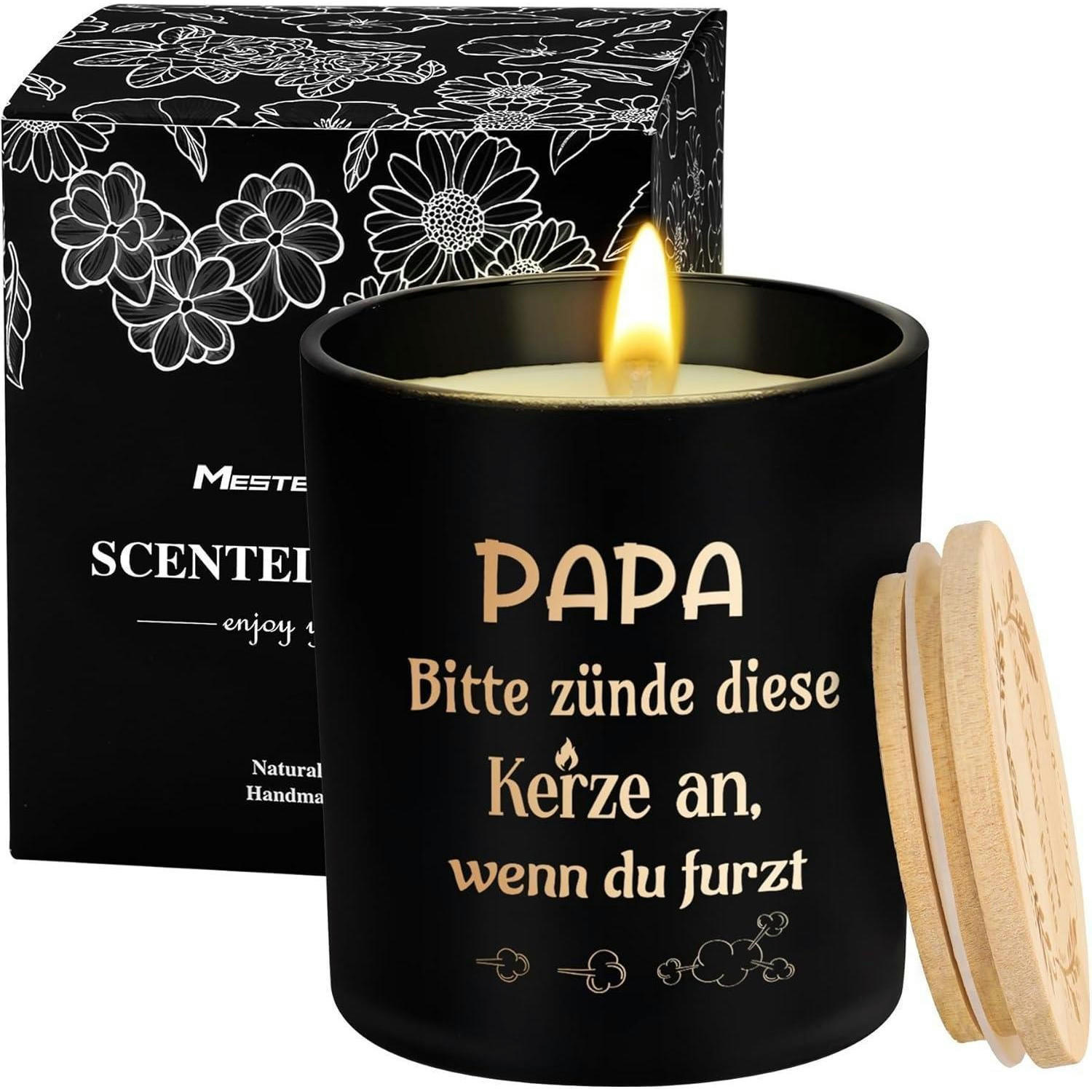 XXXLutz Duftkerze Schwarz 9 cm
