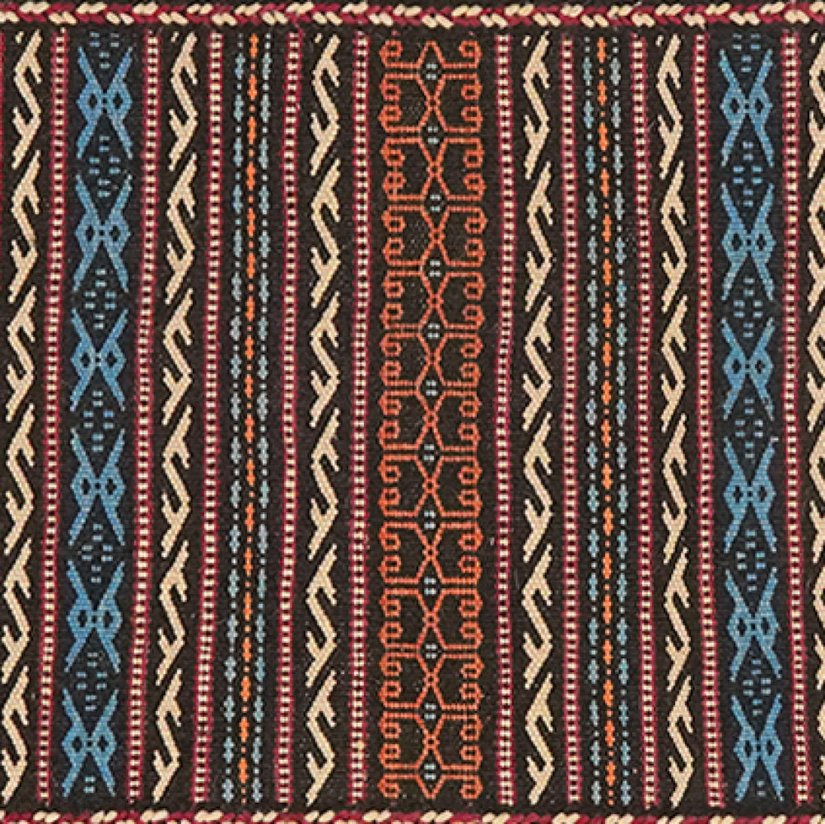 HANDWEBTEPPICH Kelim Kordi Mehrfarbig 90/61 cm Schurwolle - Multicolor, Textil (61/90cm) - Looma