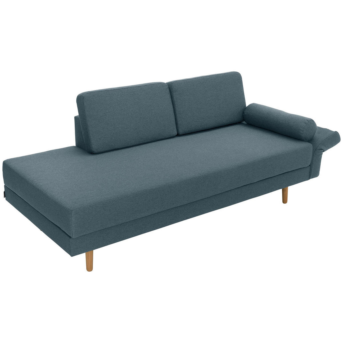 RECAMIERE Armlehne rechts Keara Flachgewebe blau-grau - Blaugrau, Kunststoff (87/81/190cm) - 58aufmkessel