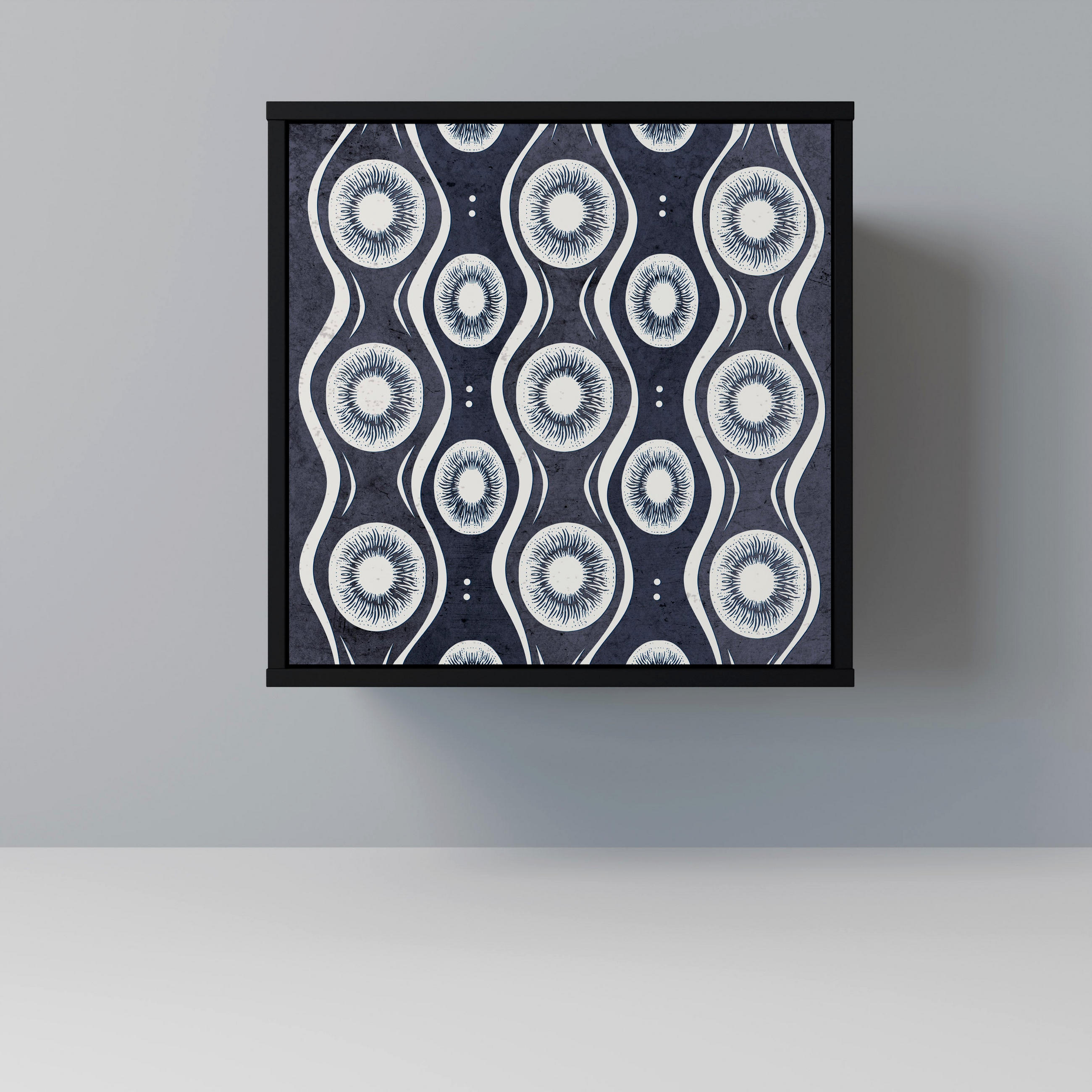 SpaceRebels Sideboard Schwarz 57.5x57.5x42 cm