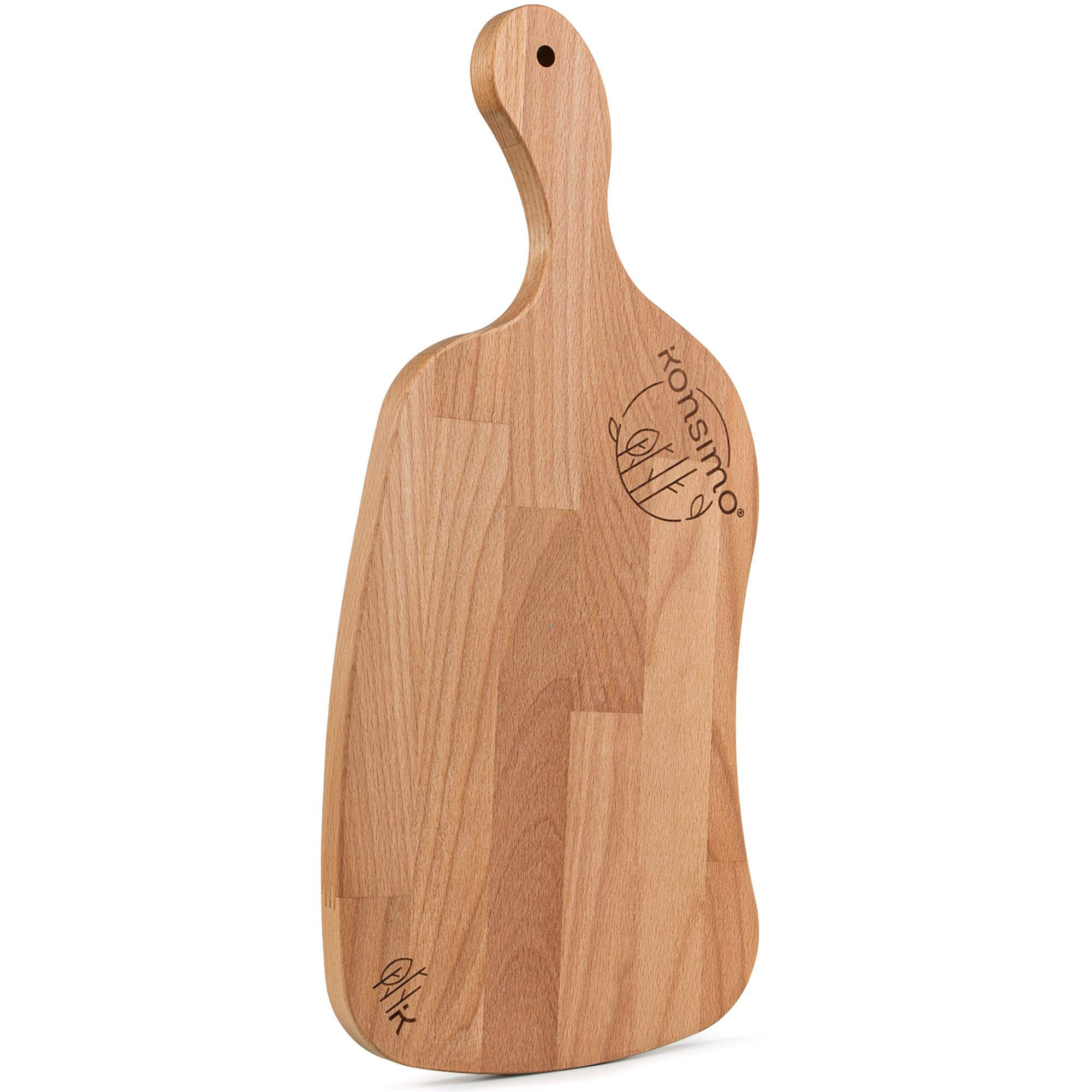 SCHNEIDEBRETT Holz Buche geölt LIVO - Buchefarben, Holz (23/49cm) - KONSIMO®