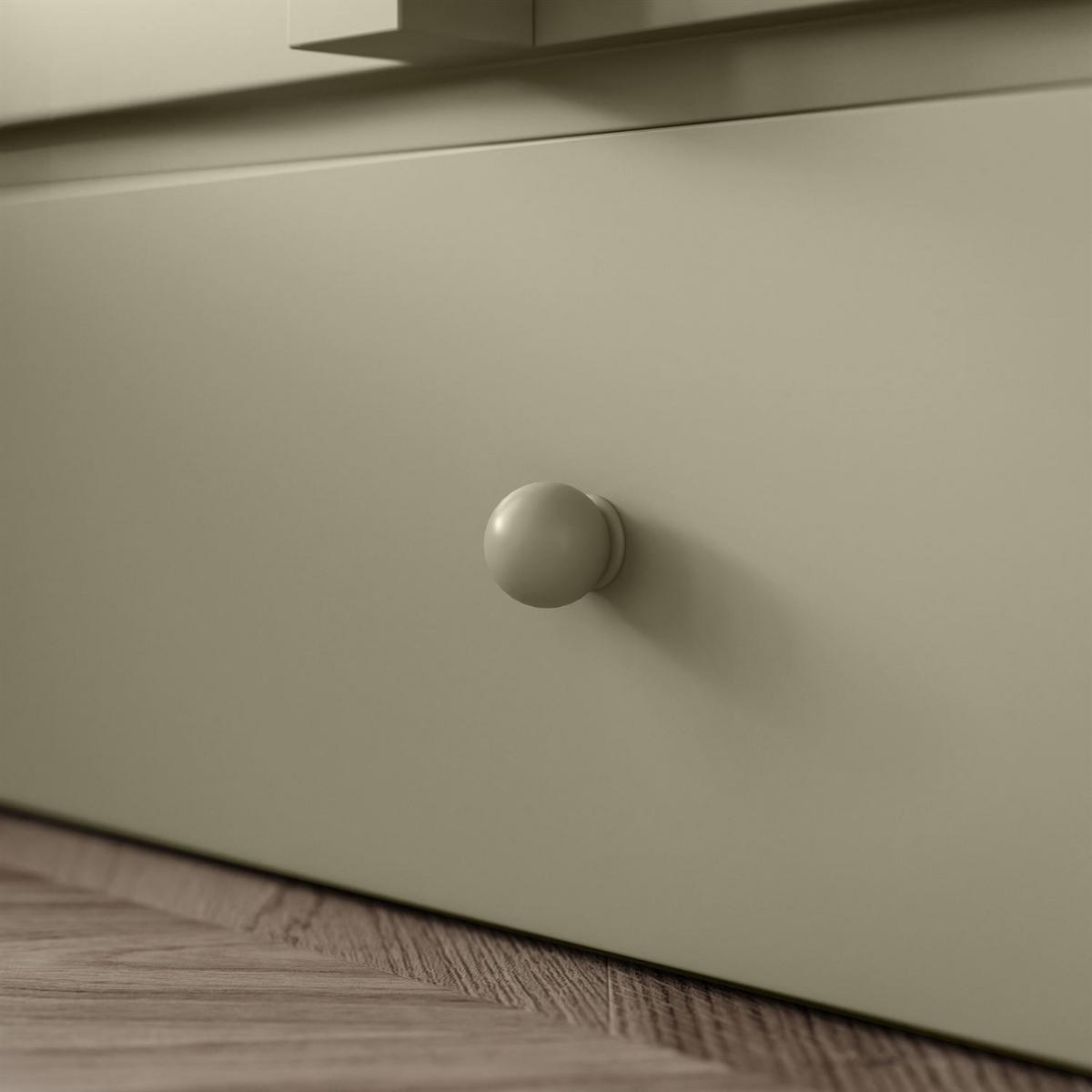 ETAGENBETT BABUSHKA – Etagenbett 90x200 cm, mit zwei Matratze, Olivgrün - Olivgrün, Holzwerkstoff - Lookway