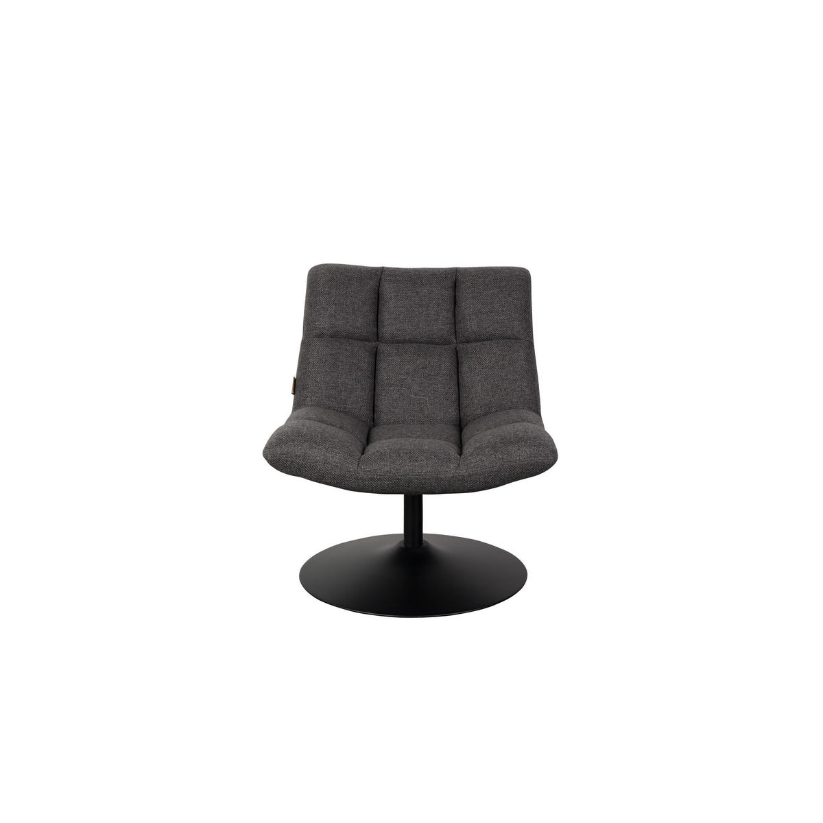 SESSEL Bar Bouclé Dunkelgrau - Dunkelgrau/Grau, Textil (66/78/74cm) - Dutchbone