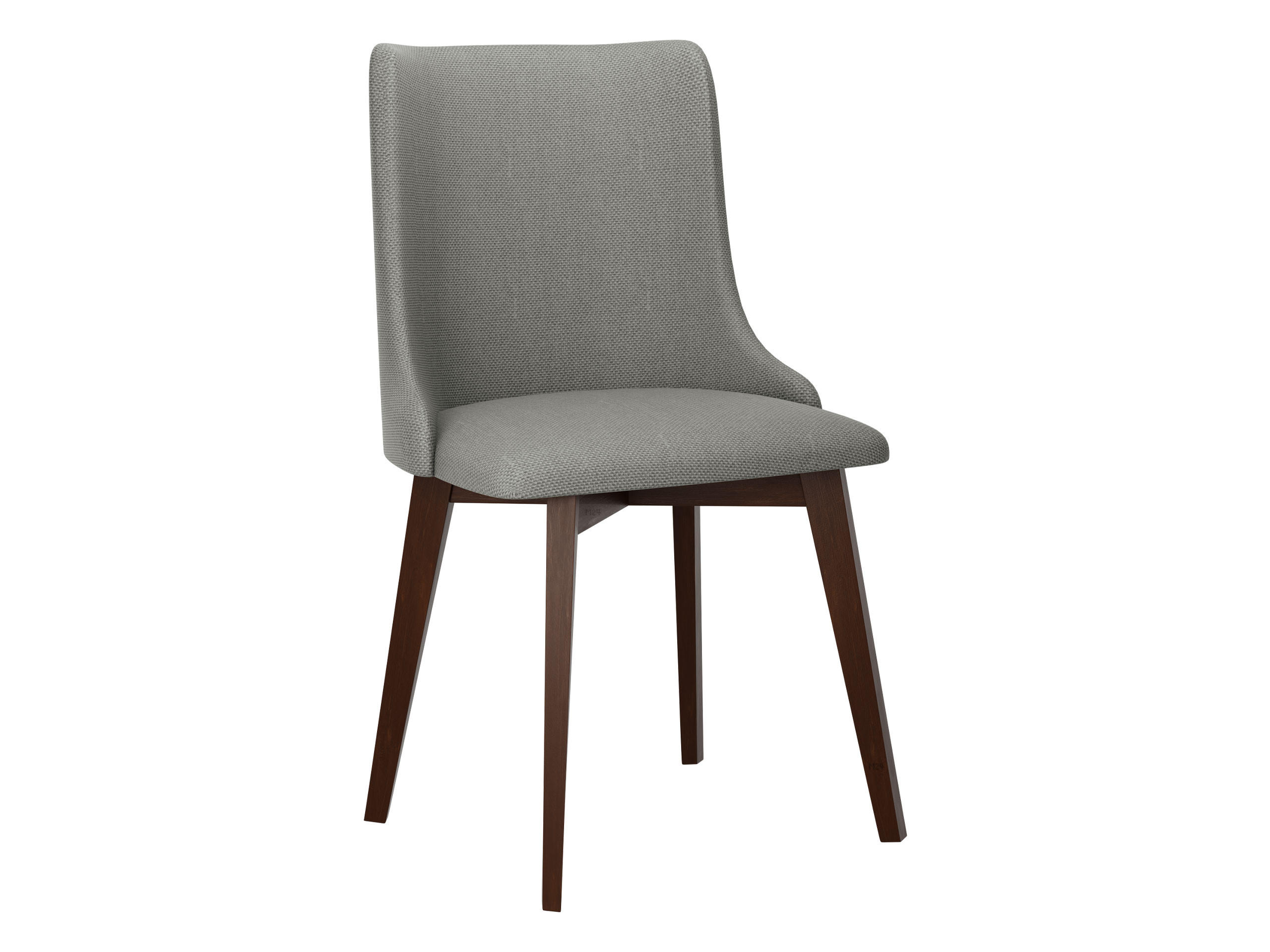 STUHL Monti 5, Holzfarbe: Nuss - Walnussfarben/Grau, Holz (48/83/53cm) - MIRJAN24