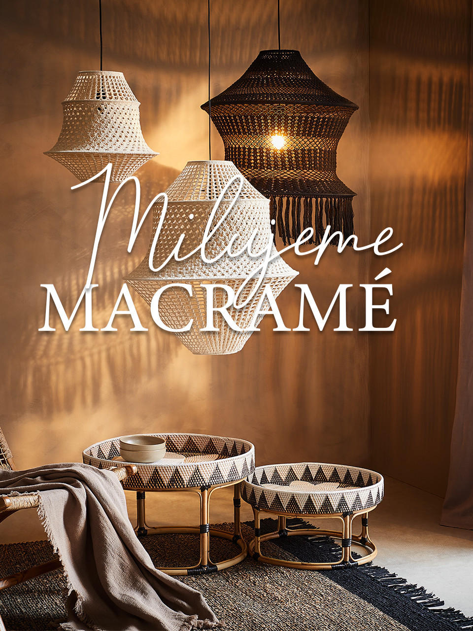 Macramé dekorace