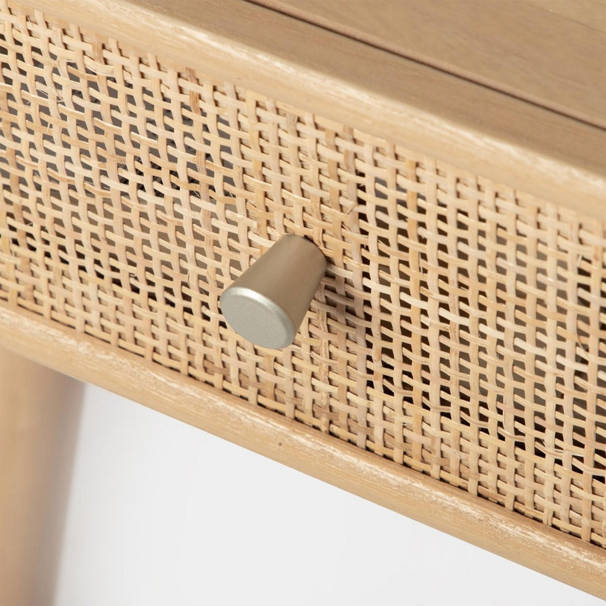 NACHTTISCH MIT 1 SCHUBLADE Lisa Natürlich 40 cm x 61 cm 2er-Set - Naturfarben, Holzwerkstoff (40/61/36cm) - Klast Home