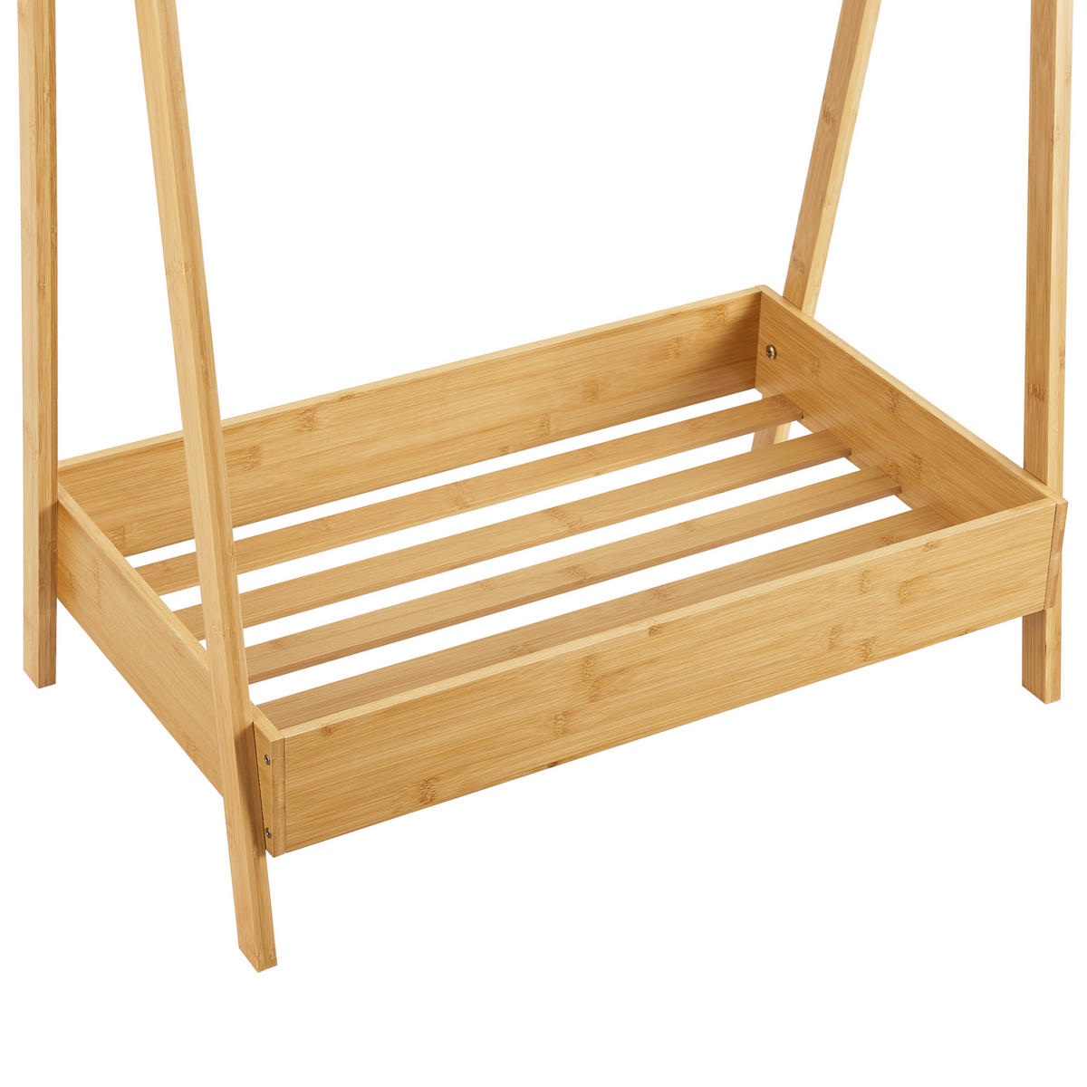 GARDEROBENSTÄNDER Sola - Naturfarben, Holz (73/126/42cm) - [en.casa]