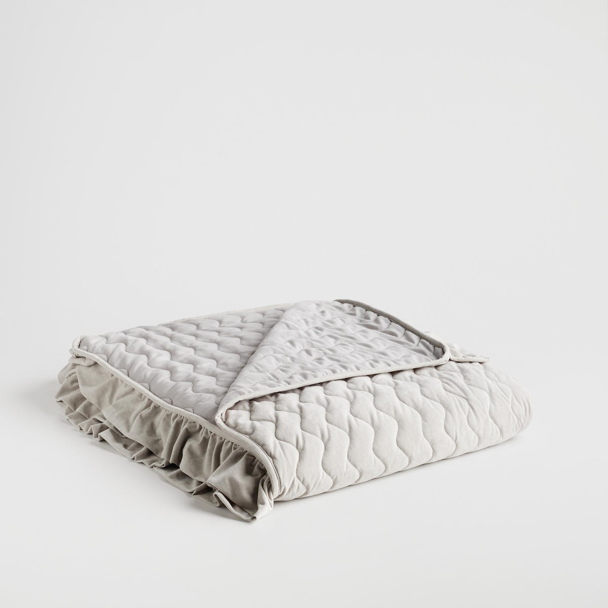 TAGESDECKE Marita - Grau, Textil (200/220cm) - home&you