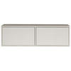 TV-LOWBOARD hängend, 2 Klappen, Weiß, 100 cm - Weiß, Holzwerkstoff (100.6/30/30cm) - Selsey
