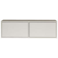 TV-LOWBOARD hängend, 2 Klappen, Weiß, 100 cm - Weiß, Holzwerkstoff (100.6/30/30cm) - Selsey