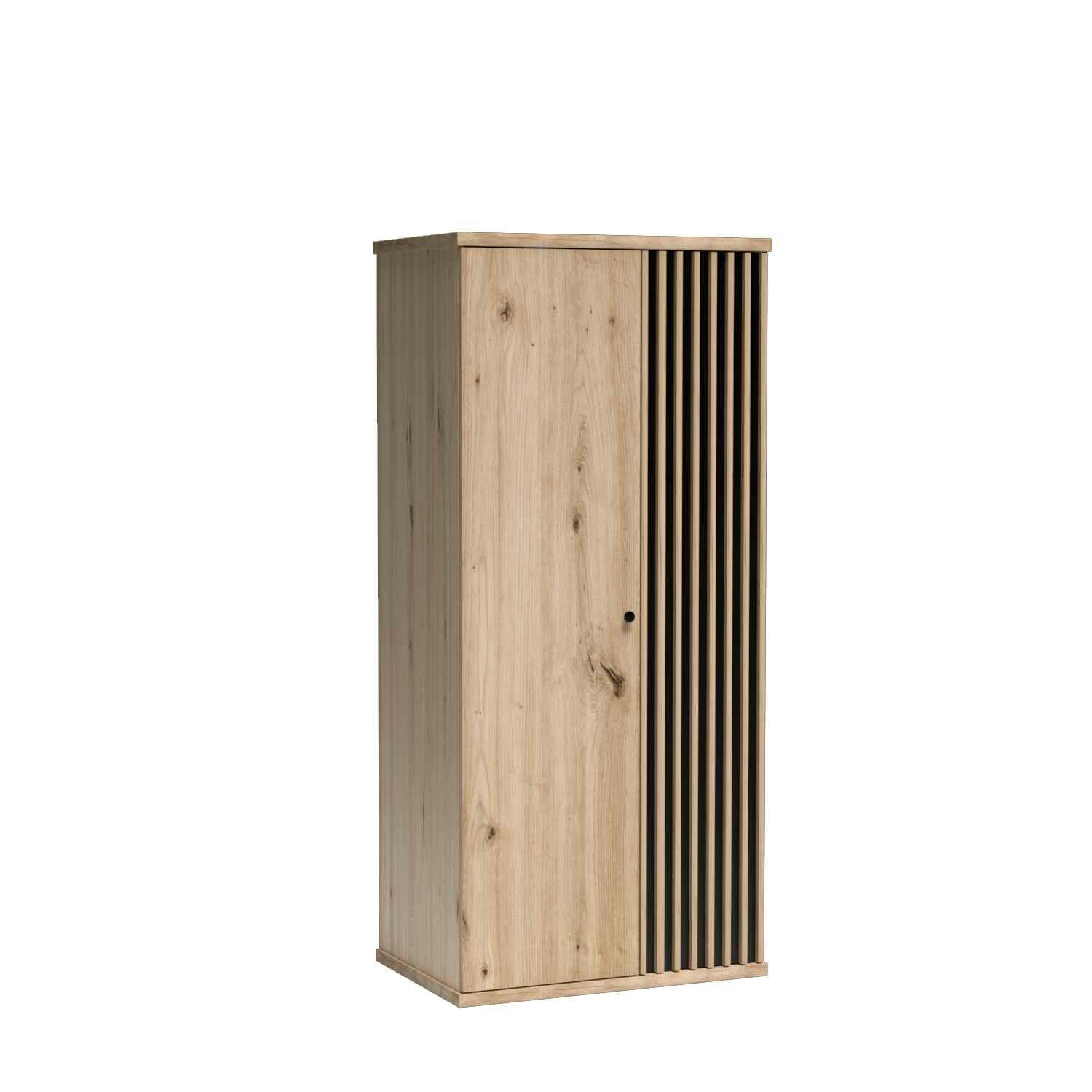 Masseno Drehtürenschrank Eiche Artisan 86.4x191x58 cm