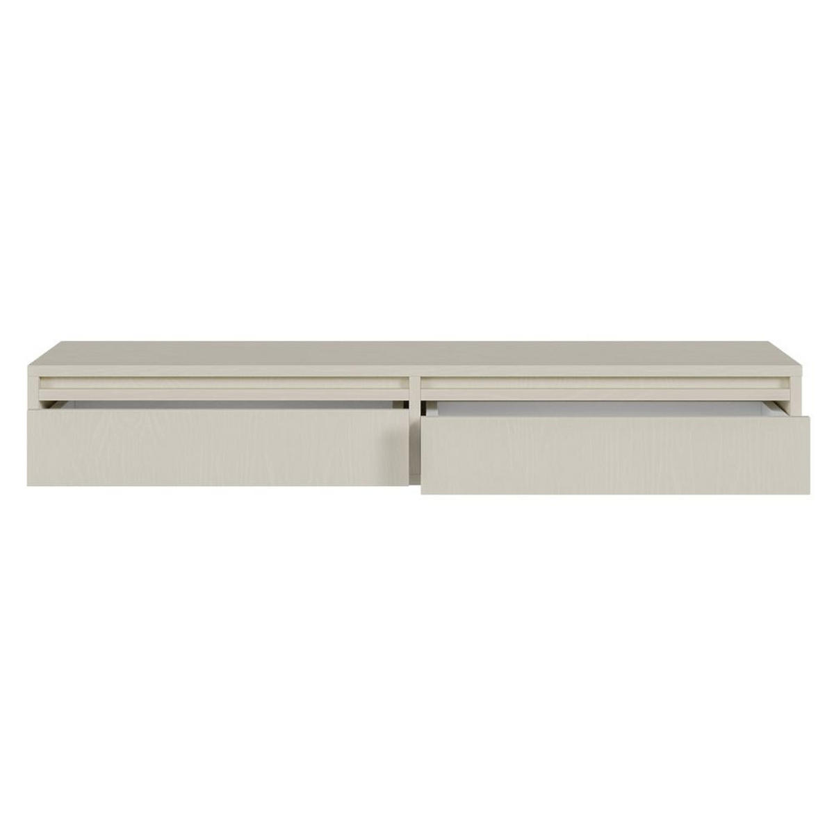 SCHMINKTISCH Evo Hellbeige 110 cm - Beige, Holzwerkstoff (110/17/38.5cm) - Selsey