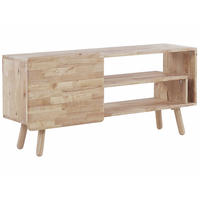 TV-MÖBEL Hellbraun WESTFIELD 36/130/59 cm - Hellbraun, Holz (130/59/36cm) - Beliani