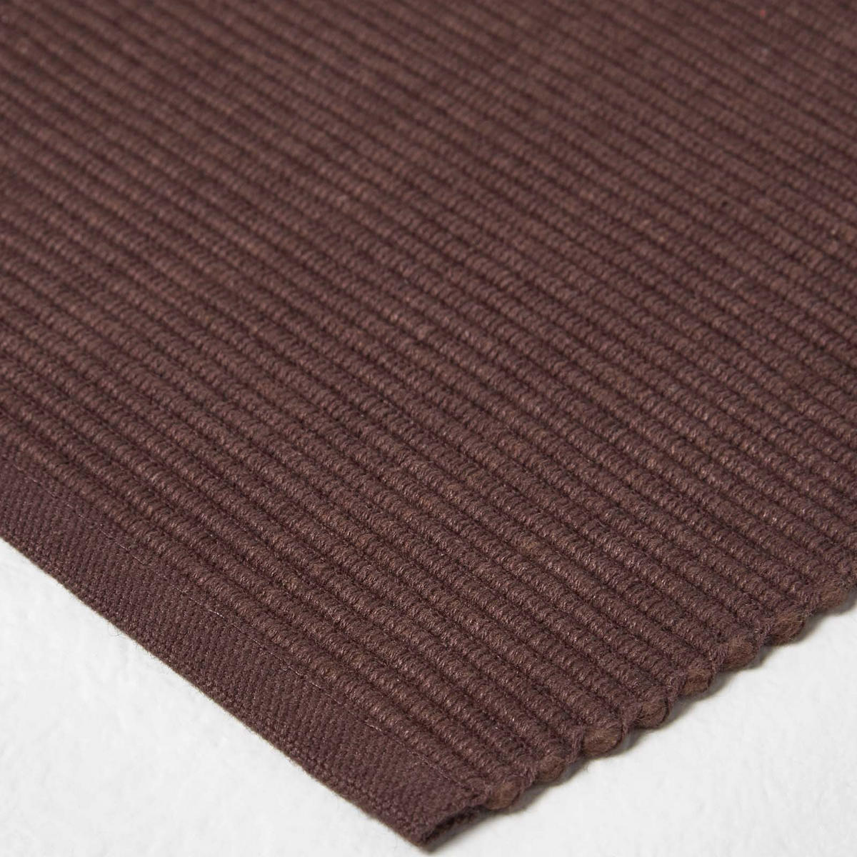 TISCHSET braun im 2er-Set 33/50 cm, 100% Baumwolle - Braun, Textil (33/50cm) - Homescapes