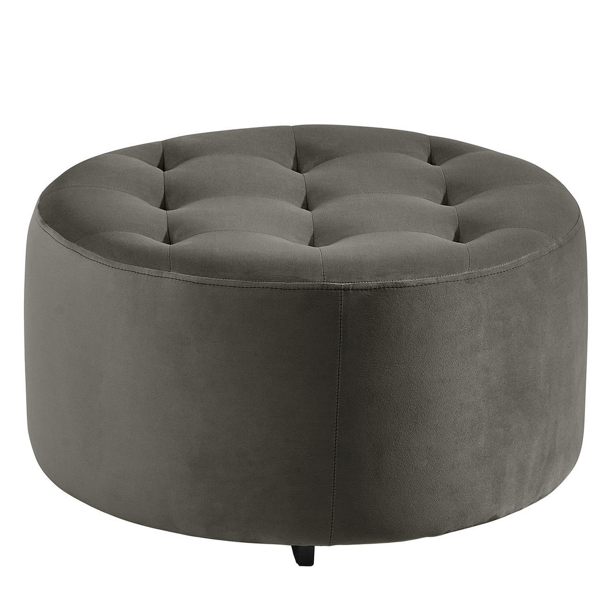 SESSEL - Anthrazit/Schwarz, Textil/Metall (65/65/40cm) - home24